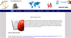 Desktop Screenshot of bright-training-safety-wear.com