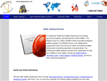 Tablet Screenshot of bright-training-safety-wear.com